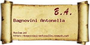 Bagnovini Antonella névjegykártya